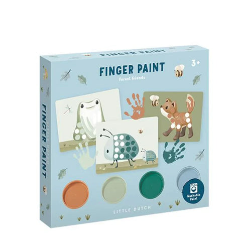 LITTLE DUTCH - Fingerpaint set - Forest Friends