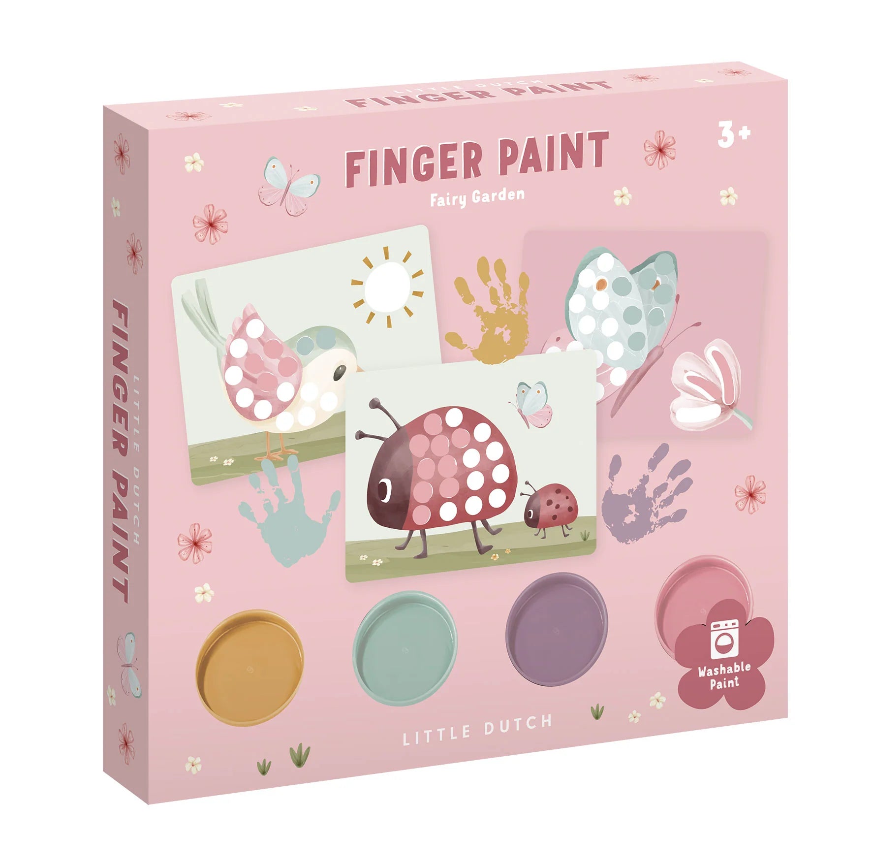 LITTLE DUTCH - Fingerpaint set - Fairy Garden