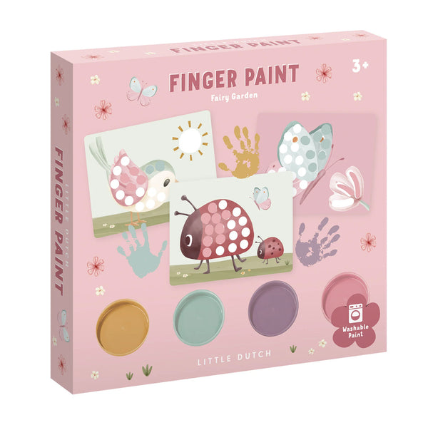 LITTLE DUTCH - Fingerpaint set - Fairy Garden