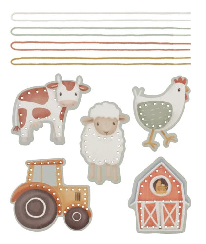 LITTLE DUTCH - Lacing cards Little Farm