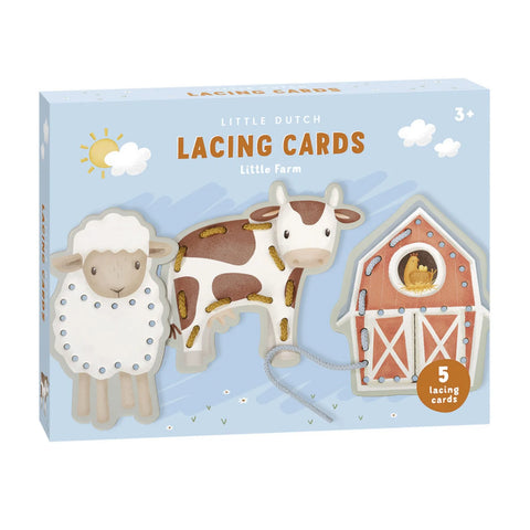 LITTLE DUTCH - Lacing cards Little Farm