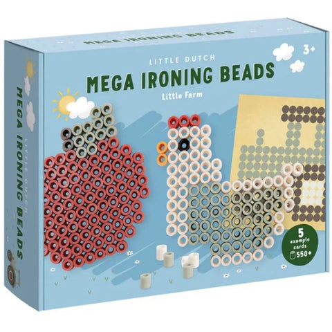 LITTLE DUTCH - Mega ironing beads Little Farm