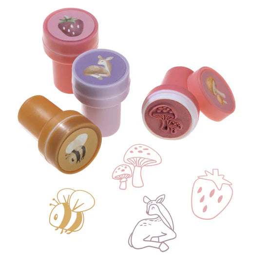 LITTLE DUTCH - Self Inking Stamps Fairy Garden