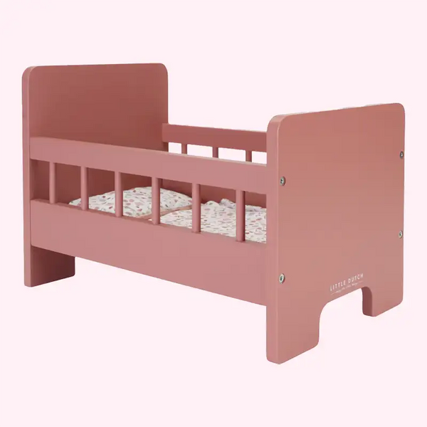 LITTLE DUTCH - Wooden doll bed