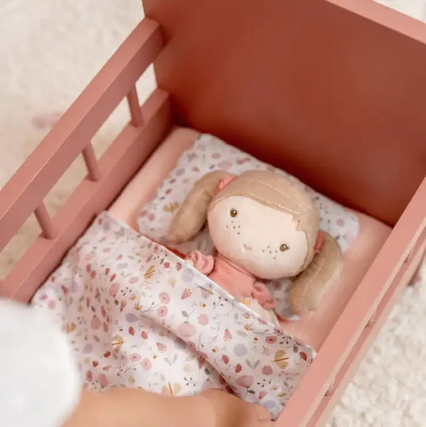 LITTLE DUTCH - Wooden doll bed