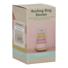 LITTLE DUTCH - Rocking ring stacker wood - Fairy Garden