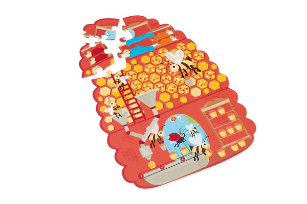 SCRATCH - 2 Sided Puzzle - 2x20pcs - BEE In & Out