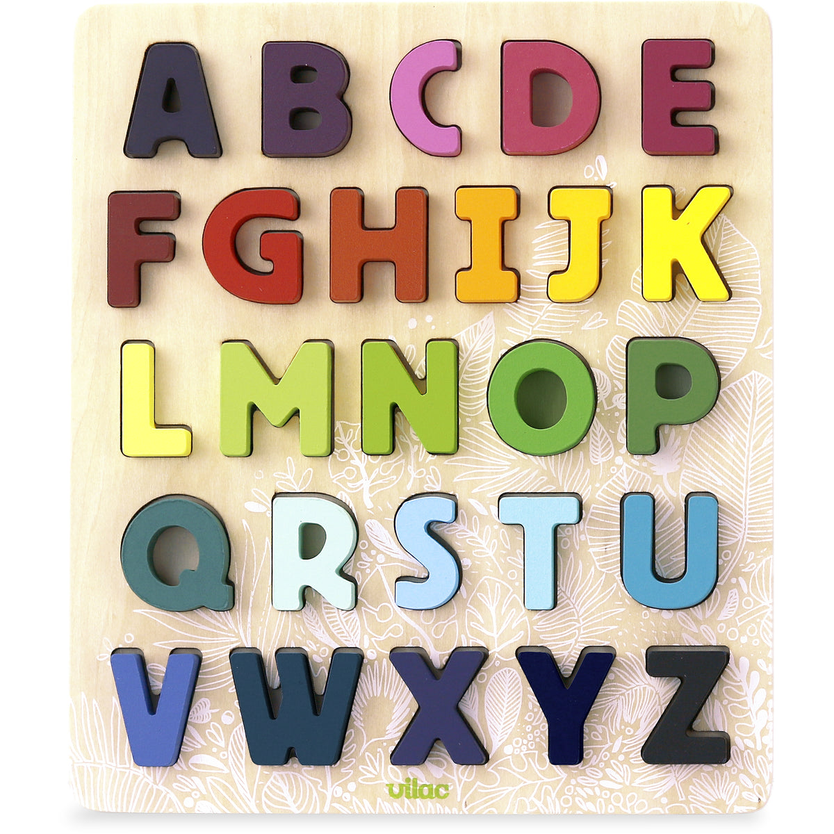 VILAC - An ABC Alphabet-shape puzzle to sort Under the Canopy – The ...