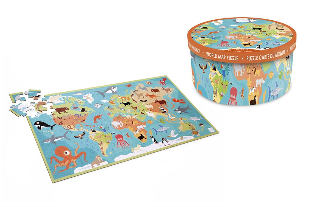 SCRATCH - 100pcs - Puzzle Animals of the World