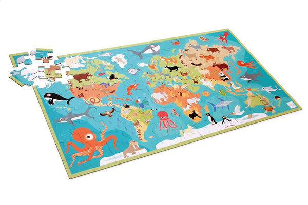 SCRATCH - 100pcs - Puzzle Animals of the World